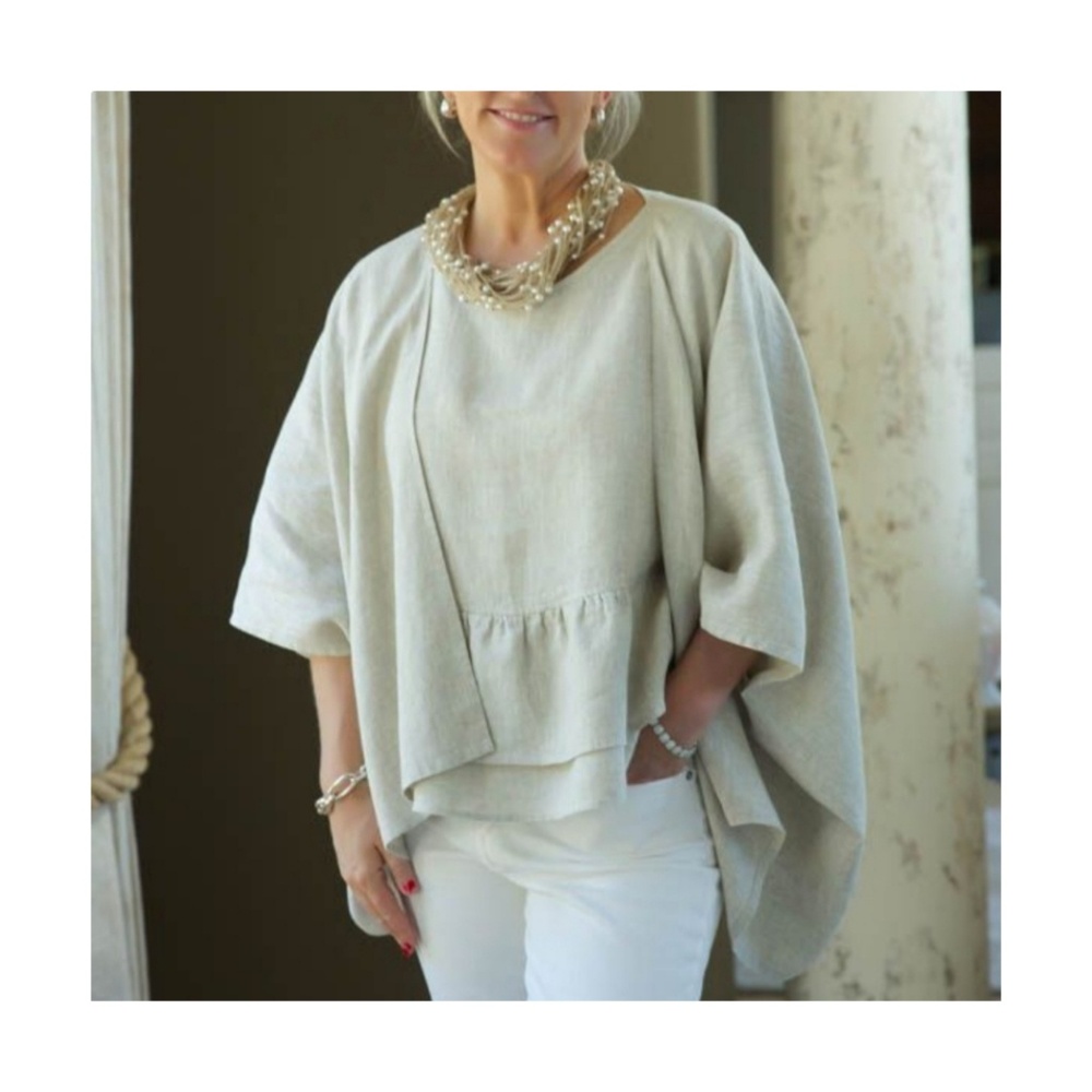 New 100% European Linen Kimono